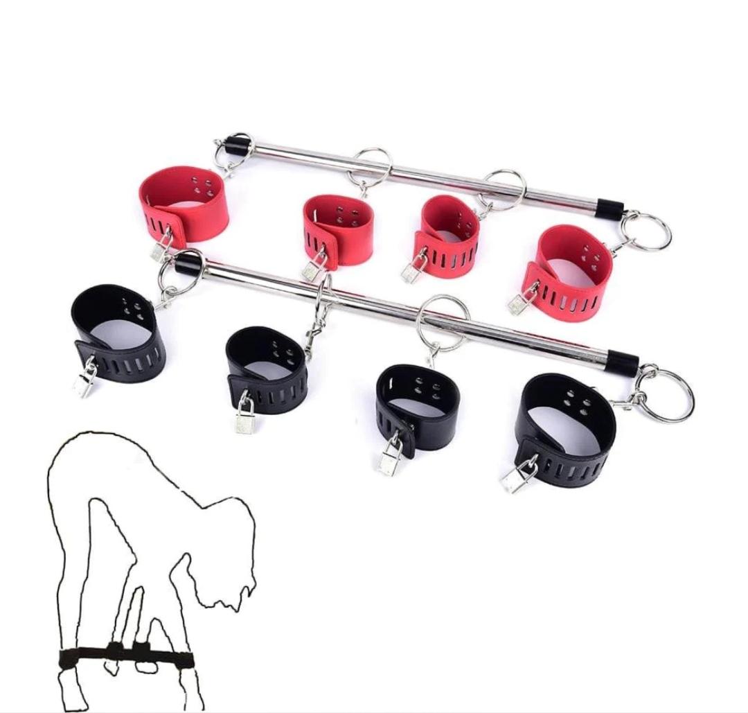 Handcuffs Ankle Cuffs With Spreader bar
