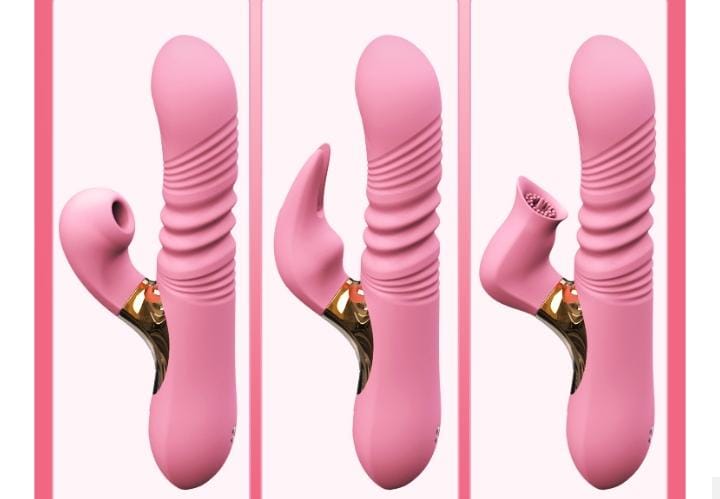 Luxury 3 in 1 interchangeable Vibrator Sex Toy Kit