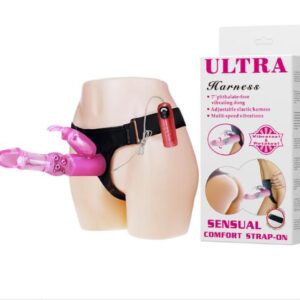 Senual rotating Rabbit Strapon Dildo With Remote