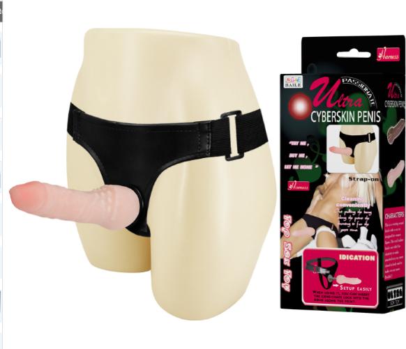 Snow strap-on dildo