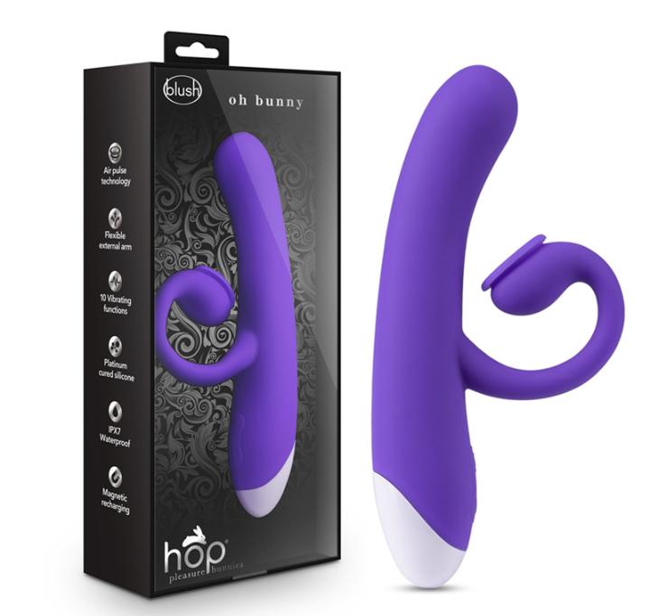 Blush Oh Bunny Hop Air plus Vibrator