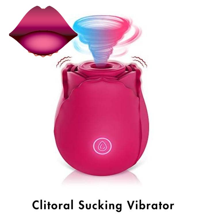rose sucking vibrator Clitoral Sucking Vibrator For Women Clit Nipple Sucker Clitoris Stimulator  Oral Tongue Pussy Licking Sex Toys for Adults Couples main image 0