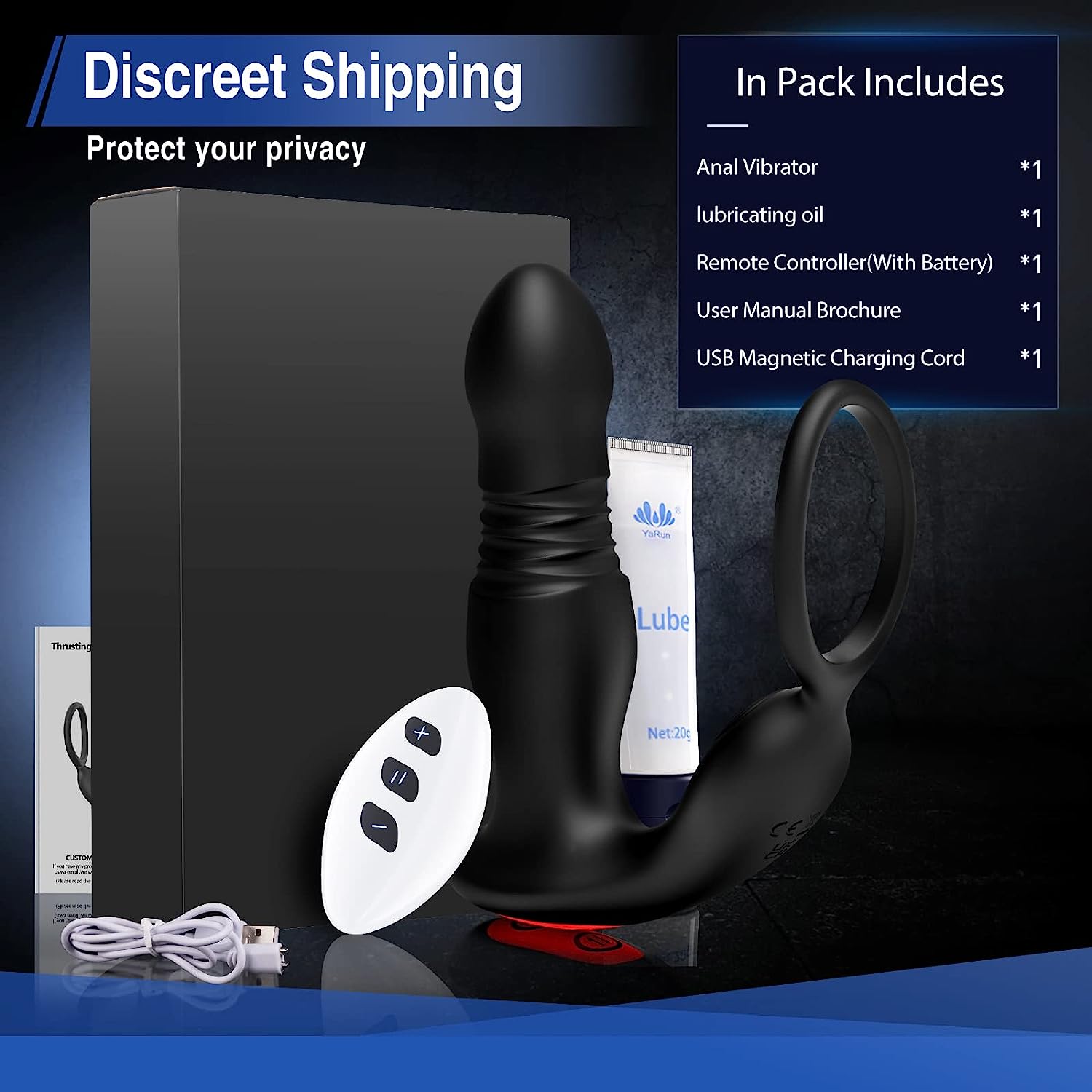 Ken Prostate Anal Plug Vibrator