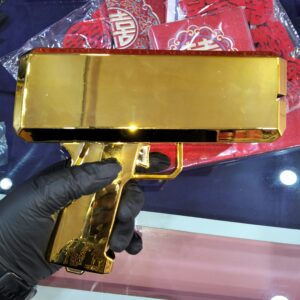 Glossy Gold Money Spray Gun