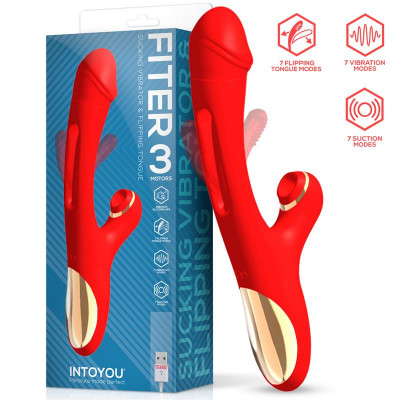 InToYou Fiter Sucking Flipping Tongue Vibrator