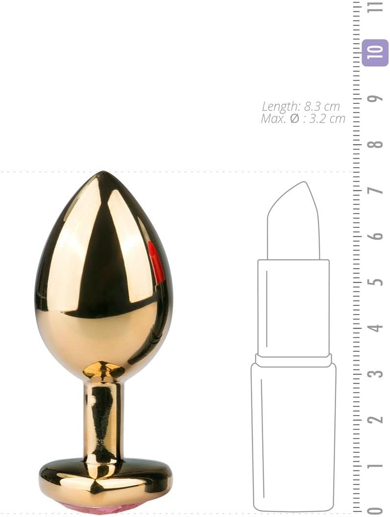 gold anal plug Metal Gold Butt Plug Set main image 1