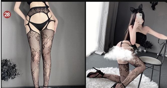Garter Stocking W28