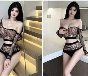 Linting Lace Bodystocking 8806