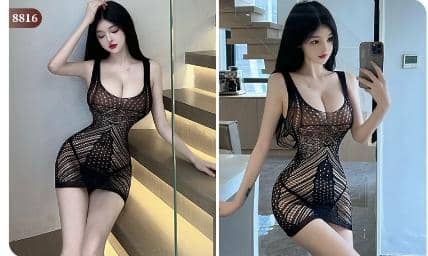 Linting Lace Bodystocking 8816