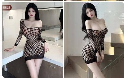 Linting Lace Bodystocking 8821