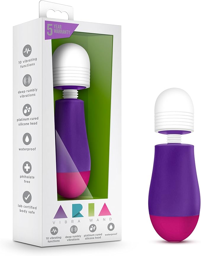Blush Aria Mini Wand Vibrator
