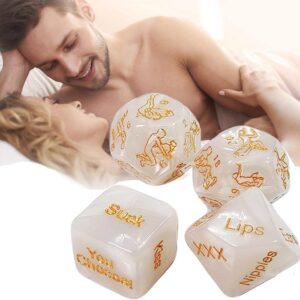 Sex Dice Set White