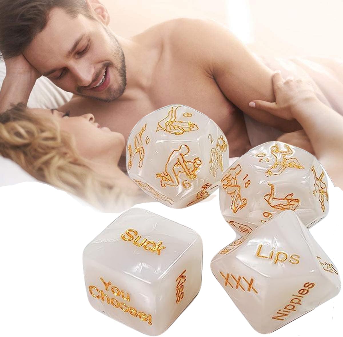 Sex Dice Set White