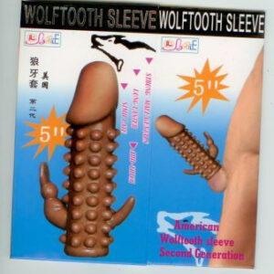 WolfTooth Penis Sleeve Ribbed Dark