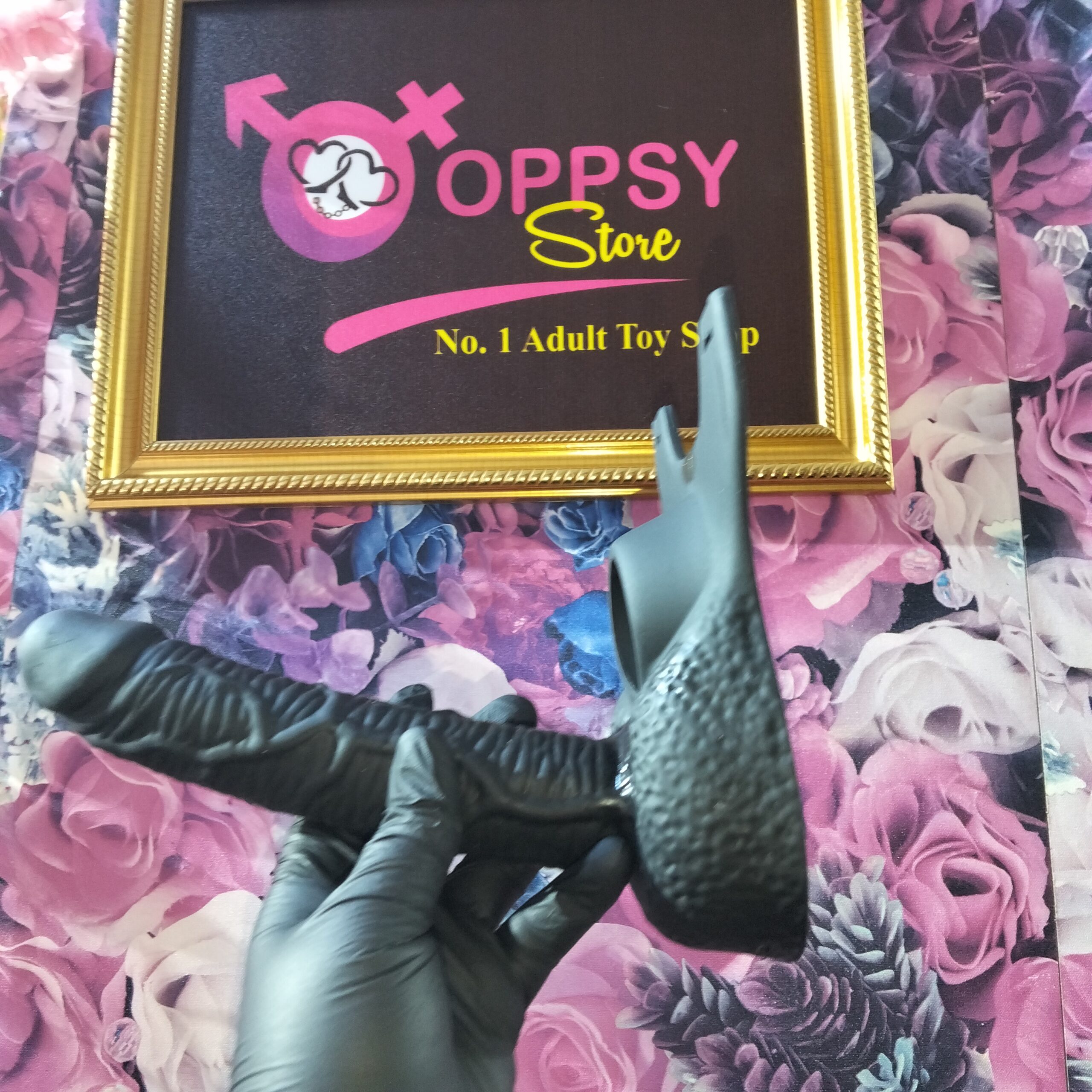Honey Double Hollow Strap-On Dildo for Men