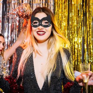 NICENEEDED Leather Cat Mask
