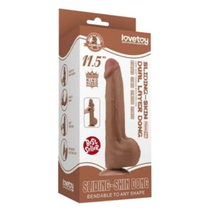 LoveToy King Sized Sliding Skin Dual Density Dildo