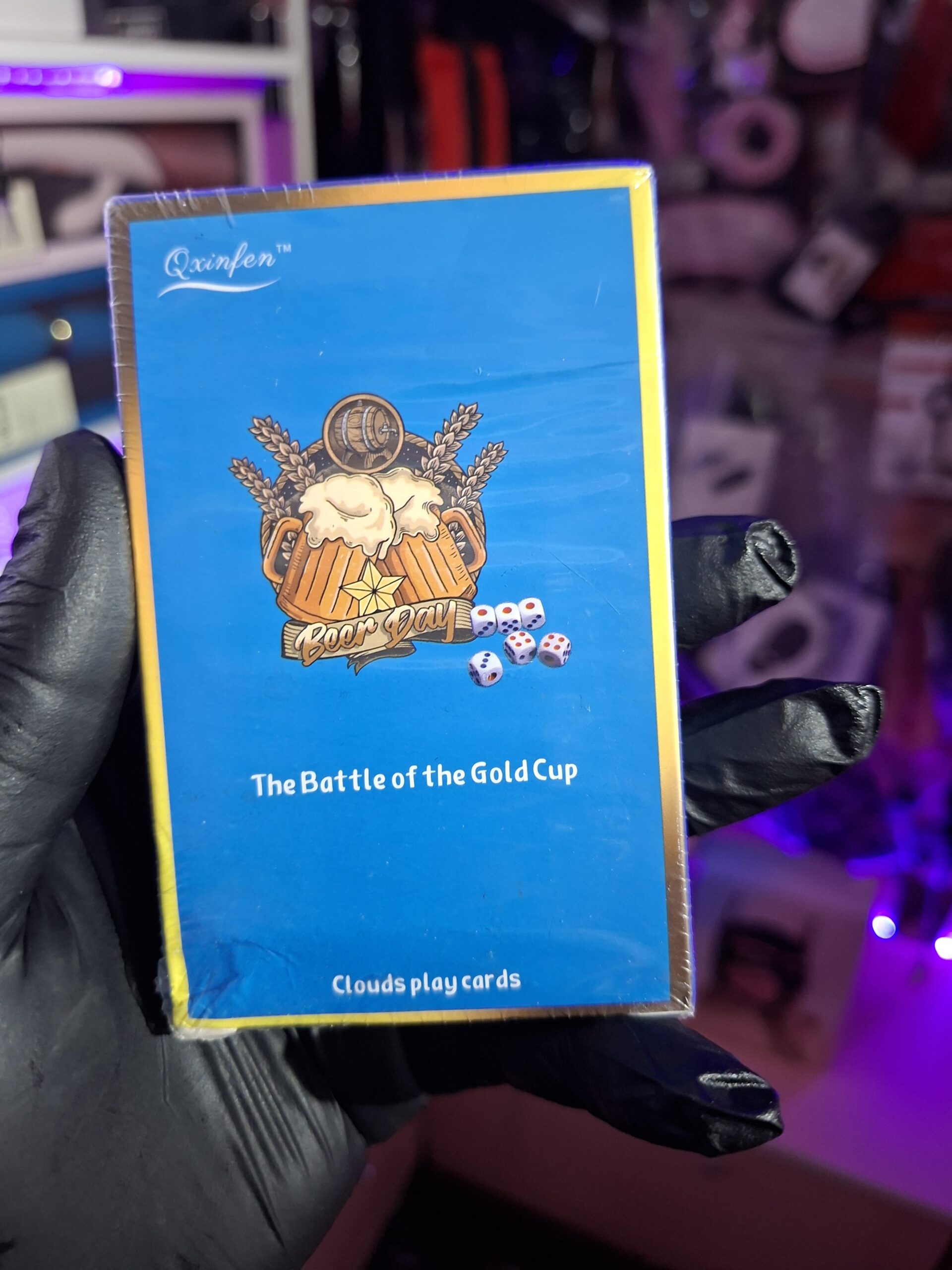 Beer Drinking Game Card