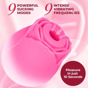 Passion Bloom Elite Rose Suck Vibrator