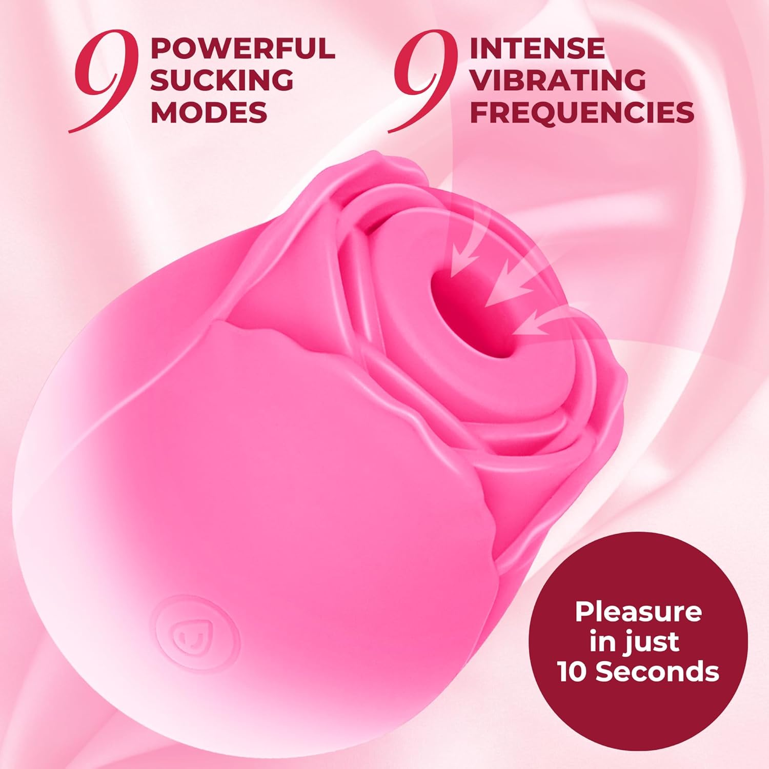 Passion Bloom Elite Rose Suck Vibrator