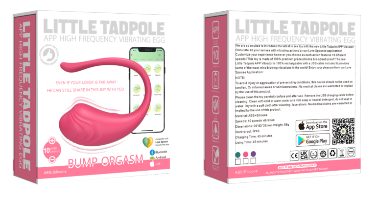 Little Tadpole App Wearable Vibrator