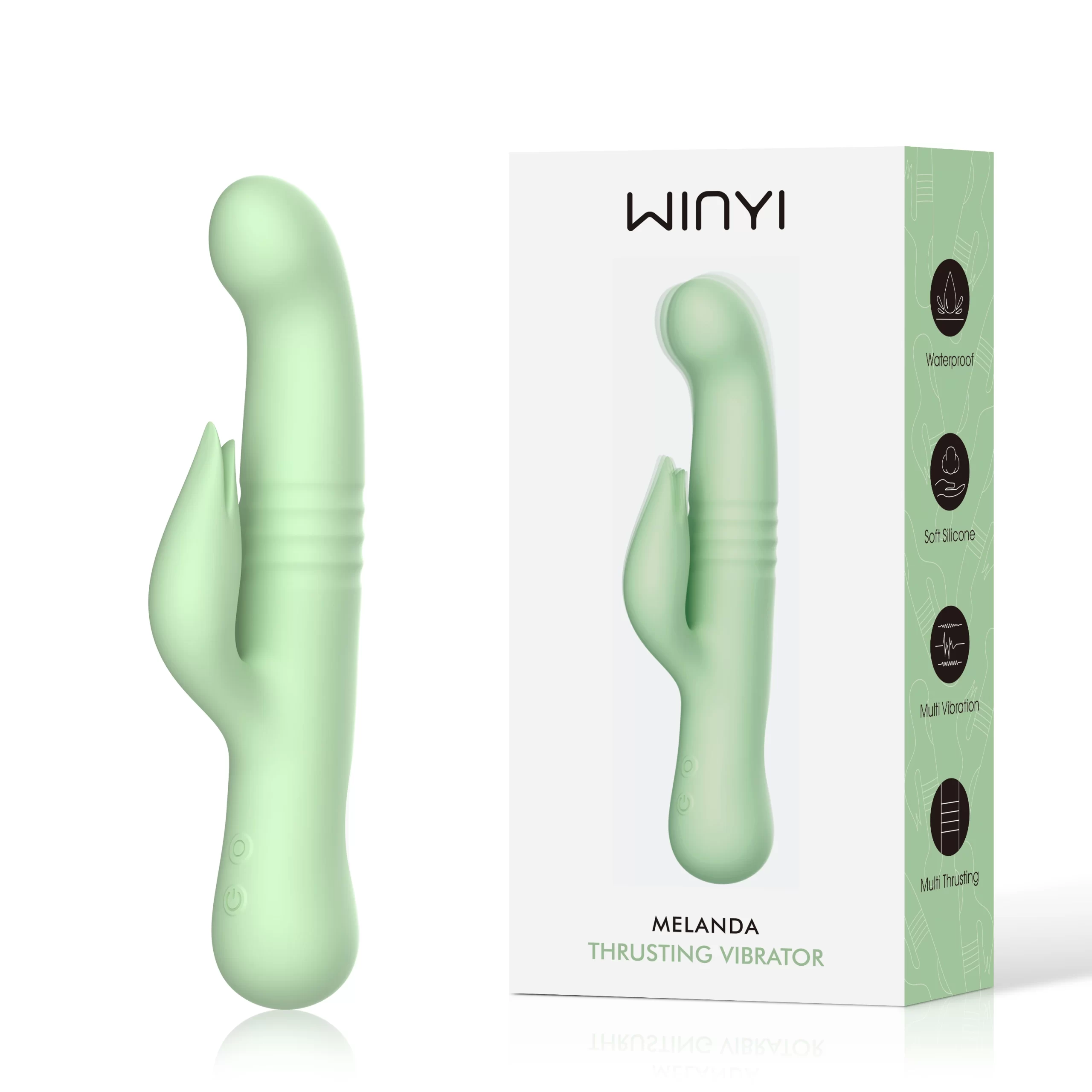 Winyi Melanda Thrusting Rabbit Vibrator