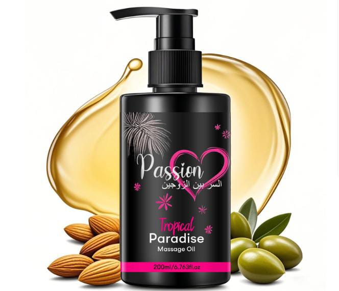 Tropical Paradise Passion Sensual Massage Oil 200ml