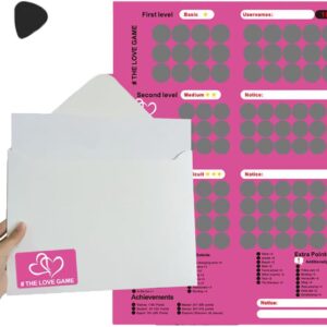 Night Scratch Off Couples Game Card