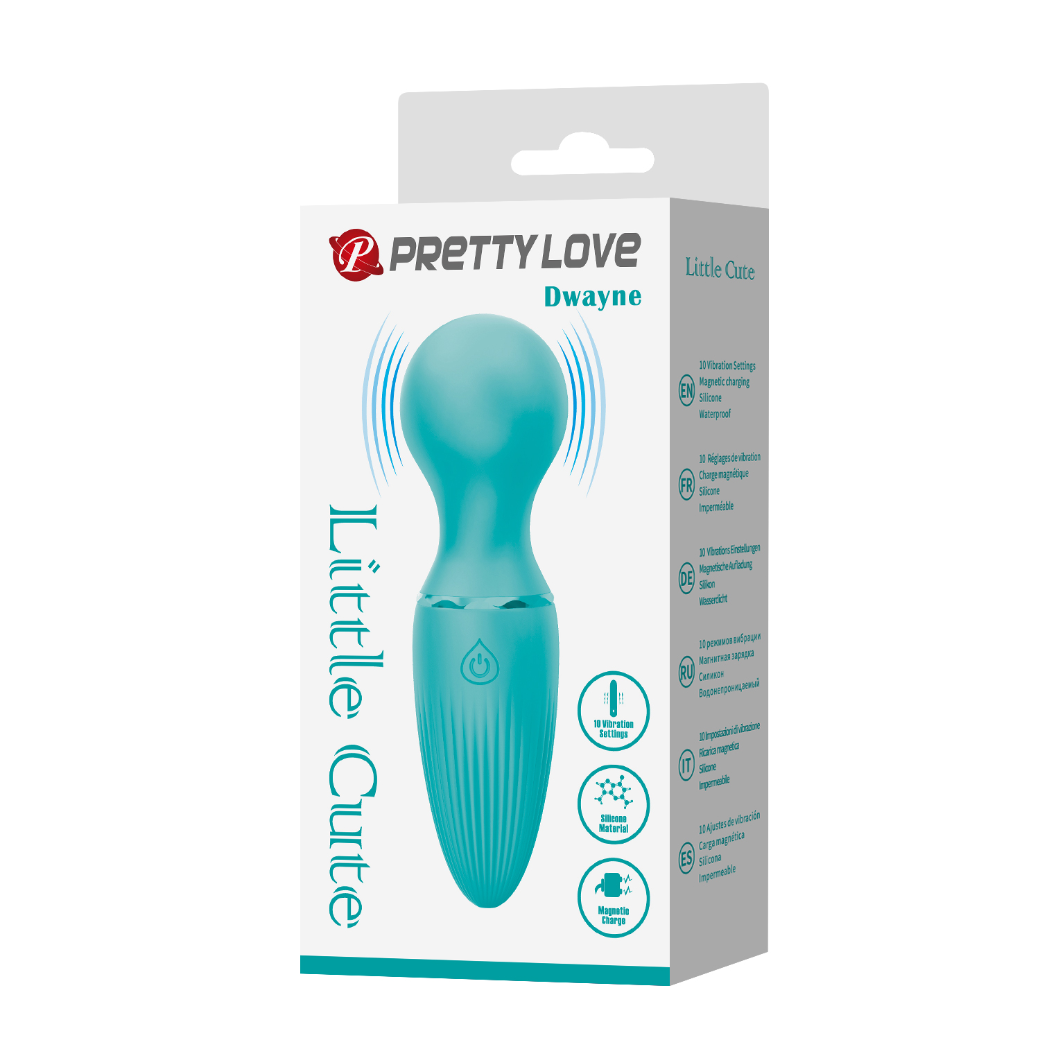 PRETTY LOVE Dwayne Cute Magic Wand Vibrator
