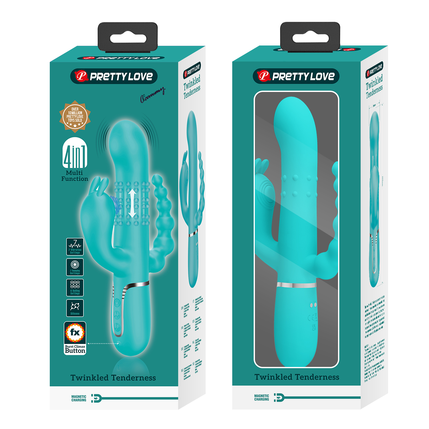 Twinkled Tenderness Rabbit Anal Vibrator