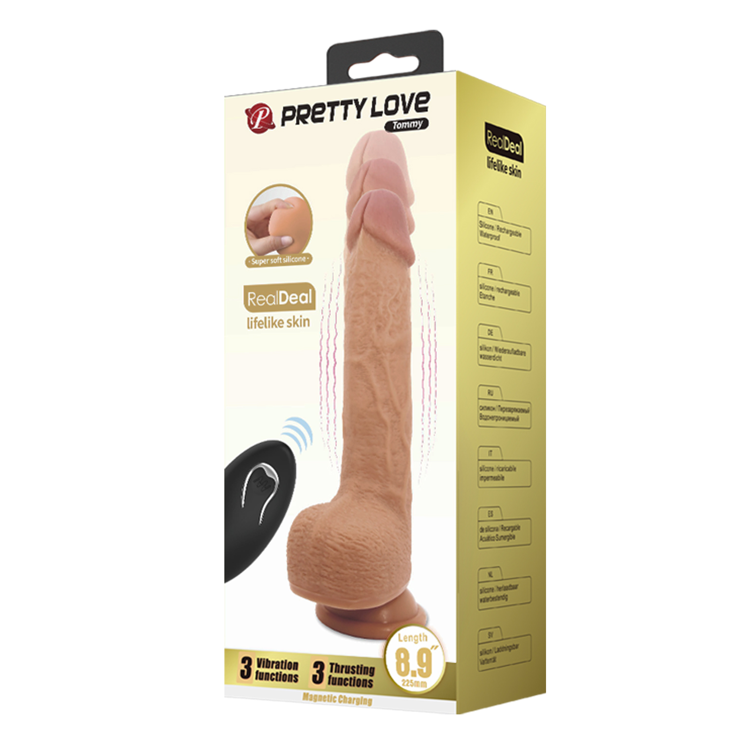 Tommy Thrusting & Vibrating Dildo