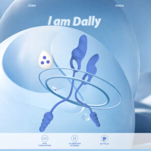 Kissen Dally Double Vibrator with Remote Control