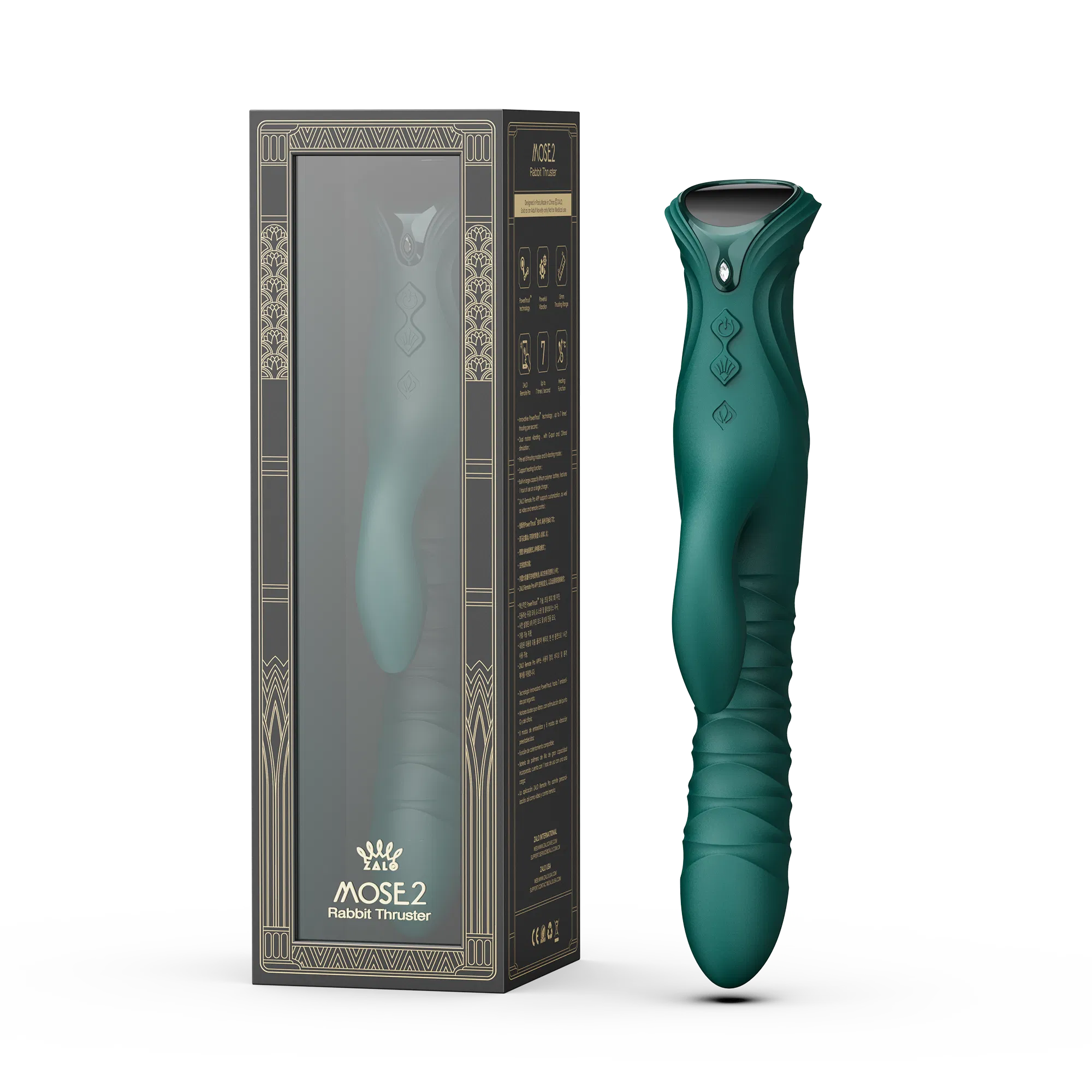 ZALO MOSE 2 Rabbit Thrusting APP Control Vibrator