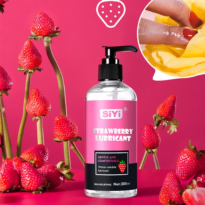 SiYi Strawberry Lubricant Gel 300ml