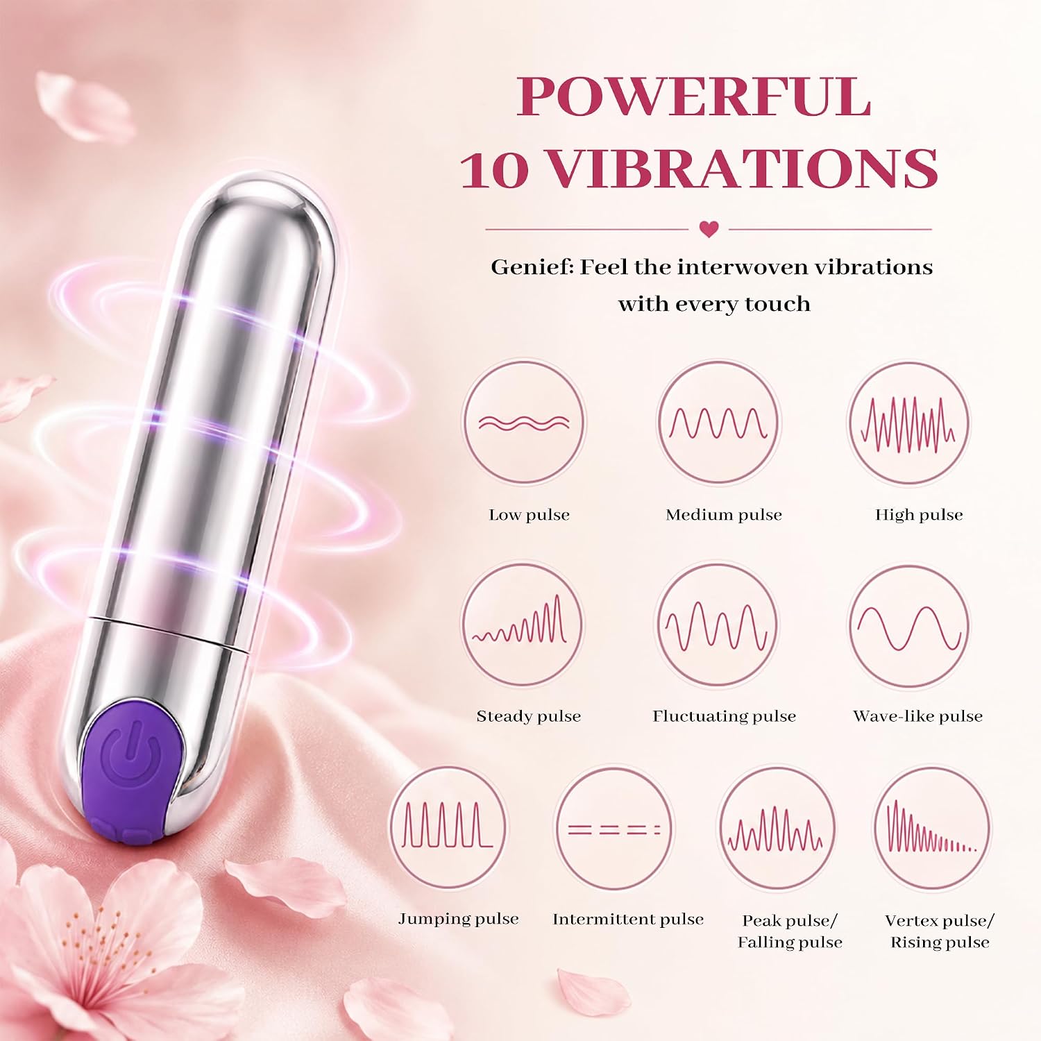 Aura Silver Bullet Vibrator