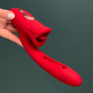 OctopusVibe Tapping & Slapping Rose Vibrator