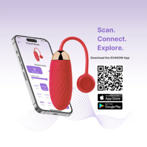 SVAKOM ELLA ribbed wearable vibrator SVAKOM ELLA app-controlled egg vibrator SVAKOM ELLA 33 mm wearable vibrator SVAKOM ELLA USB charging cable SVAKOM ELLA product packaging